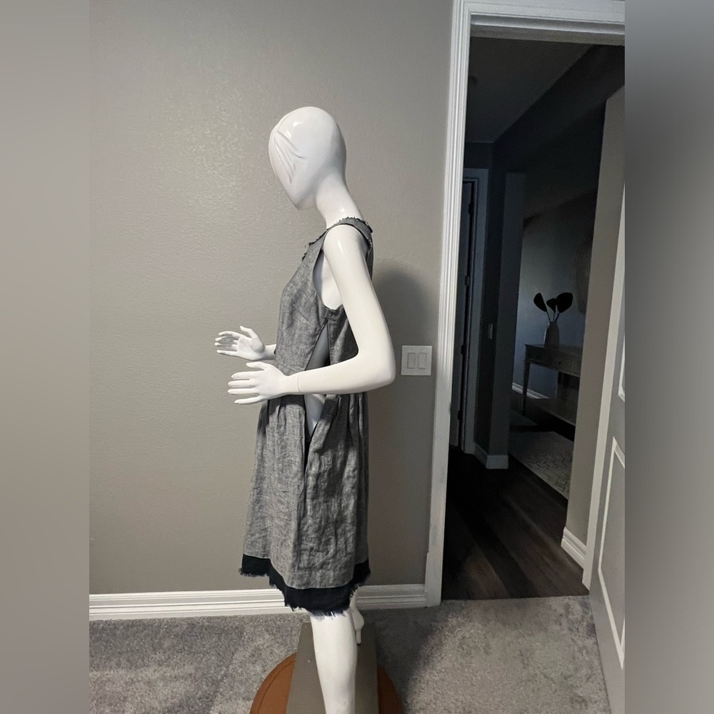 Cynthia Rowley Fit & Flare linen Dress  Size 10 - Picture 4 of 15